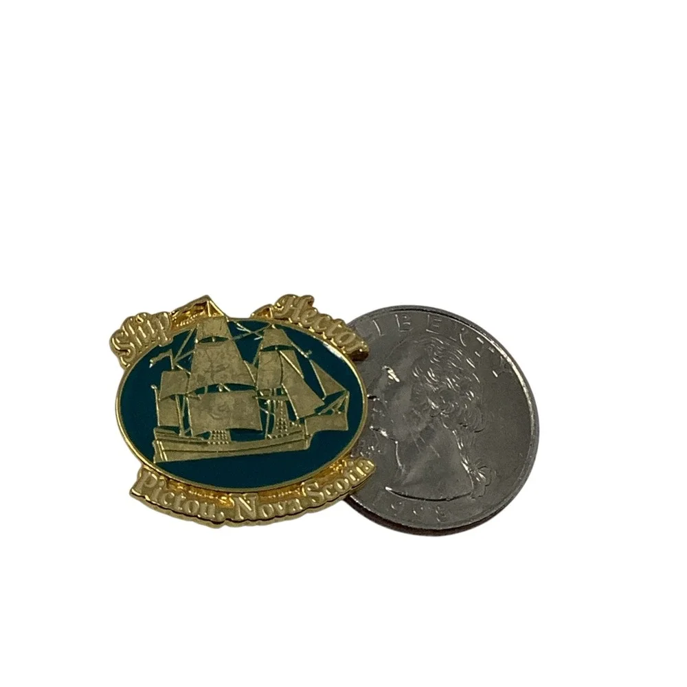 Ship Hector Pictou Nova Scotia Lapel Pin Nautical‎ Souvenir Travel